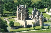 Lassay sur Croisne (Loir-et-Cher - 41) - Chateau du Moulin (15eme)